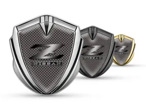 Nissan Metal Abovedado Emblema Supremo Plano Macizo Metal